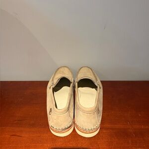 Beige Slip-On Loafers